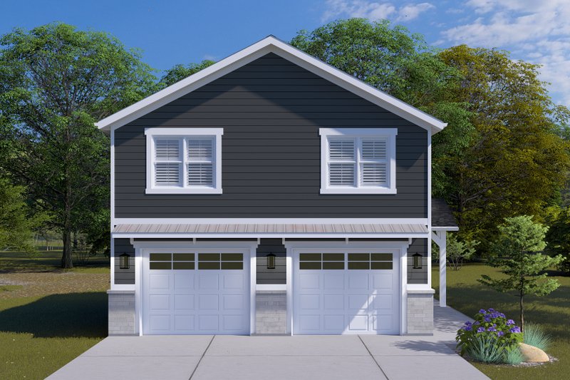 Architectural House Design - Exterior - Front Elevation 3 for Farmhouse House Plan #1060-244 - 2 bed, 1 bath