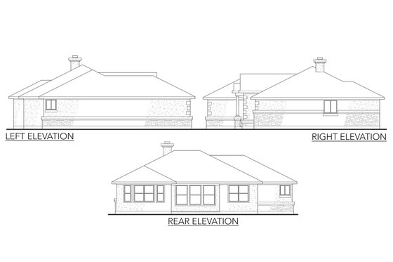 Exterior - Other Elevation for Traditional House Plan #80-109 - 3 bed, 2.5 bath