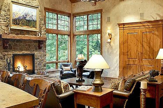 Interior - Family Room for Craftsman House Plan #48-233 - 4 bed, 3.5 bath