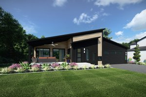 Contemporary Exterior - Front Elevation Plan #1075-16