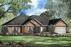 Traditional Exterior - Front Elevation Plan #17-147
