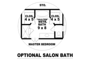 Country Style House Plan - 3 Beds 2.5 Baths 1573 Sq/Ft Plan #81-1379 
