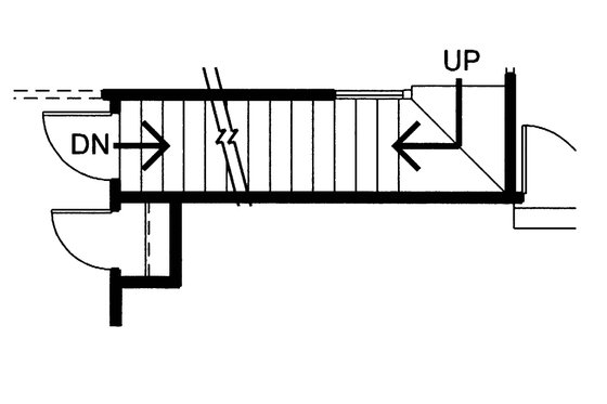 Floor Plan - Other Floor for Bungalow House Plan #20-1780 - 3 bed, 3 bath