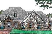 European Style House Plan - 4 Beds 3.5 Baths 2630 Sq/Ft Plan #310-557 