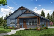 Craftsman Style House Plan - 1 Beds 1 Baths 2736 Sq/Ft Plan #124-1390 