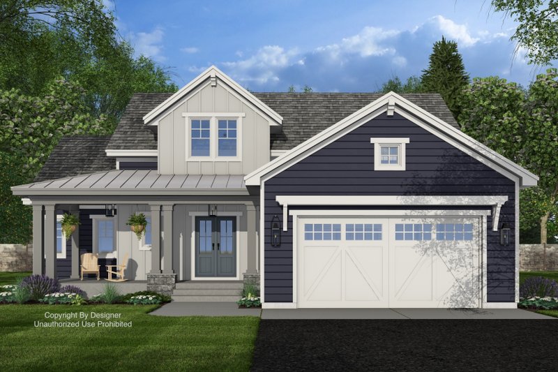 Home Plan - Exterior - Front Elevation 4 for Traditional House Plan #51-1415 - 4 bed, 3.5 bath
