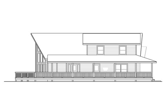 Exterior - Other Elevation for Cottage House Plan #124-1130 - 3 bed, 2 bath
