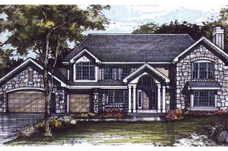 Home Plan - Bungalow Exterior - Front Elevation Plan #320-299