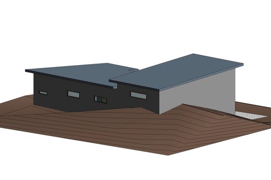 Exterior - Other Elevation 4 for Traditional House Plan #1066-99, 1 bath