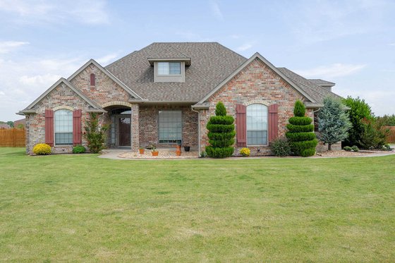 Exterior - Front Elevation 3 for European House Plan #65-408 - 2 bed, 3 bath