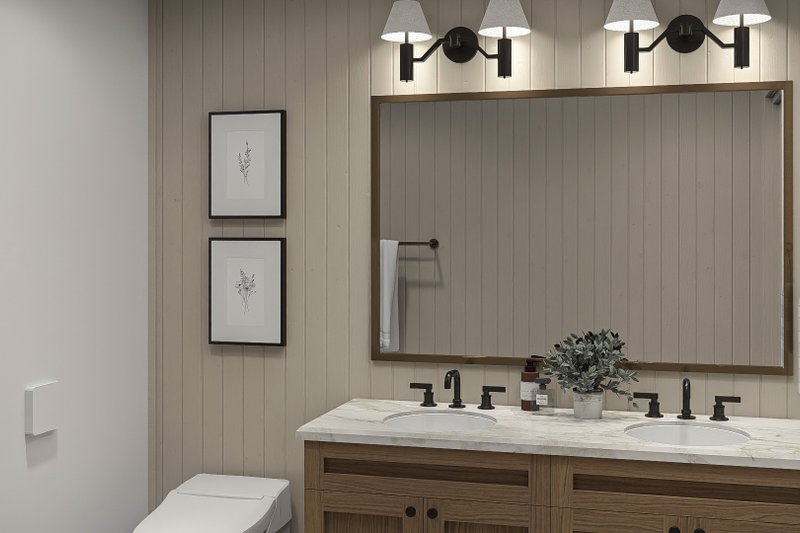 Dream House Plan - Interior - Bathroom for Farmhouse House Plan #455-377 - 3 bed, 2.5 bath