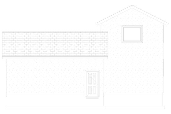 Exterior - Other Elevation 4 for Traditional House Plan #1060-150, 0 bath