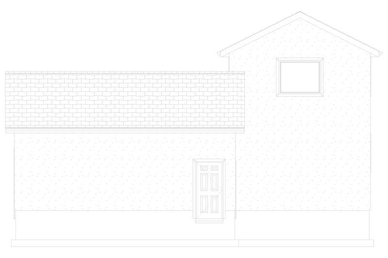 Architectural House Design - Exterior - Other Elevation 4 for Traditional House Plan #1060-150, 0 bath