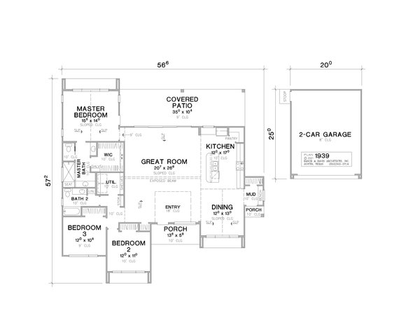 European Floor Plan - Main Floor Plan #472-447