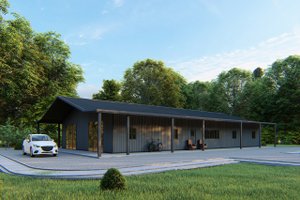 Exterior - Other Elevation for Barndominium House Plan #1107-4 - 3 bed, 2 bath