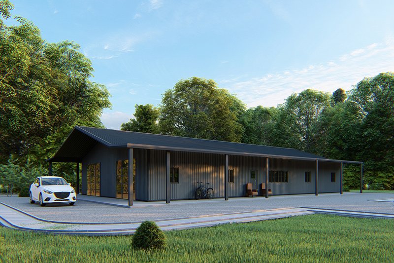 Dream House Plan - Exterior - Other Elevation for Barndominium House Plan #1107-4 - 3 bed, 2 bath
