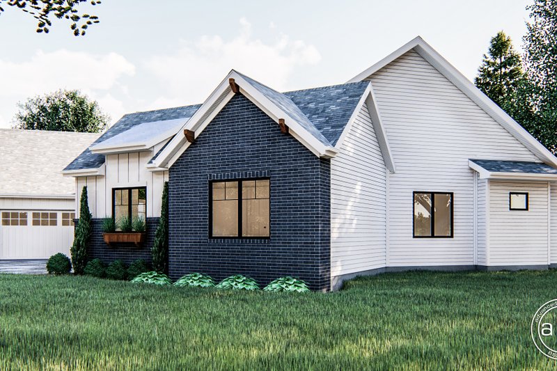 Home Plan - Exterior - Other Elevation 1 for Craftsman House Plan #455-213 - 2 bed, 2 bath