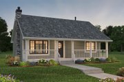 Country Style House Plan - 2 Beds 1 Baths 900 Sq/Ft Plan #18-1027 