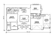 European Style House Plan - 4 Beds 3.5 Baths 3326 Sq/Ft Plan #5-462 