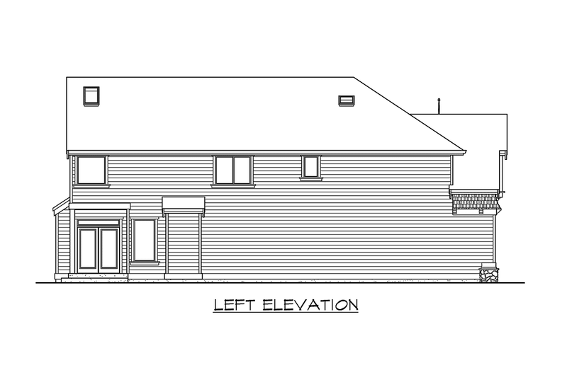 Dream House Plan - Exterior - Other Elevation 1 for Traditional House Plan #132-127 - 3 bed, 2.5 bath