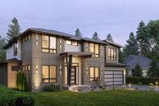 Contemporary Style House Plan - 4 Beds 4.5 Baths 4054 Sq/Ft Plan #1066-224 