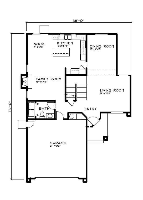 Dream House Plan - Mediterranean Floor Plan - Lower Floor Plan #515-64