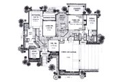 European Style House Plan - 4 Beds 3.5 Baths 3448 Sq/Ft Plan #310-938 