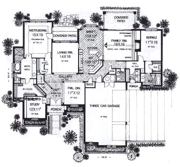 European Floor Plan - Main Floor Plan #310-938