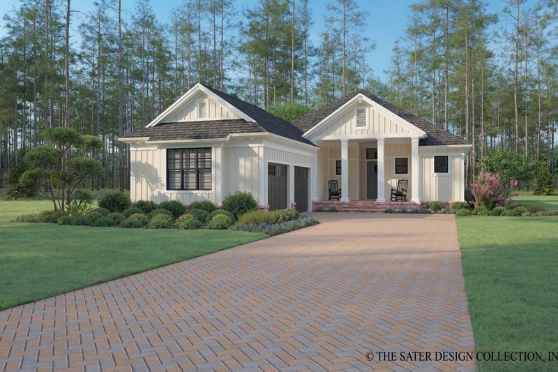 Dream House Plan - Exterior - Front Elevation 2 for Farmhouse House Plan #930-553 - 3 bed, 3.5 bath