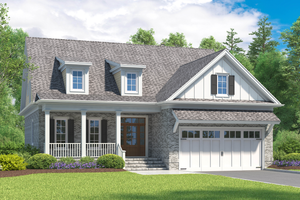 Dream House Plan - Exterior - Front Elevation for Traditional House Plan #1054-98 - 4 bed, 3.5 bath