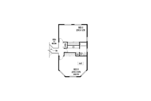 Floor Plan - Upper Floor for Traditional House Plan #60-525 - 3 bed, 3 bath