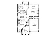 Mediterranean Style House Plan - 4 Beds 5.5 Baths 5241 Sq/Ft Plan #411-422 