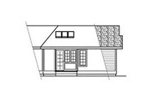 Exterior - Other Elevation 1 for Ranch House Plan #124-120 - 3 bed, 2.5 bath