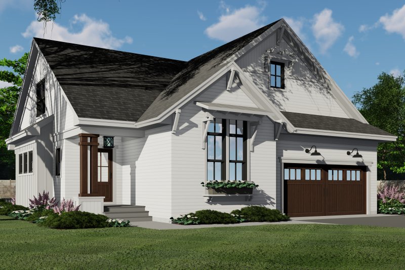 Home Plan - Exterior - Front Elevation 5 for Farmhouse House Plan #51-1203 - 3 bed, 2.5 bath