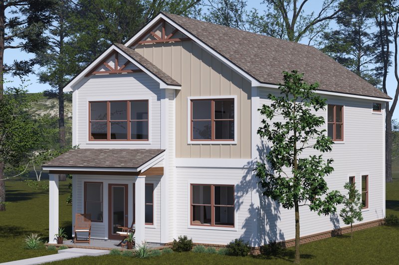 House Blueprint - Exterior - Other Elevation for Cottage House Plan #513-2327 - 4 bed, 3.5 bath