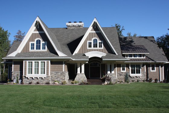 Exterior - Front Elevation for Cottage House Plan #51-564 - 4 bed, 3.5 bath