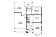 European Style House Plan - 3 Beds 3.5 Baths 3610 Sq/Ft Plan #411-354 
