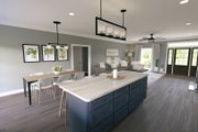 Barndominium Style House Plan - 4 Beds 3 Baths 2096 Sq/Ft Plan #44-294 