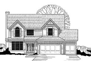 Traditional Exterior - Front Elevation Plan #67-123