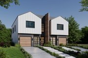 Modern Style House Plan - 3 Beds 2.5 Baths 3110 Sq/Ft Plan #20-2563 