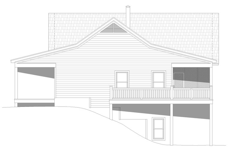 Dream House Plan - Exterior - Other Elevation for Traditional House Plan #932-421 - 2 bed, 2 bath