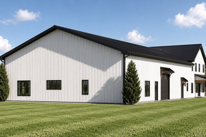 House Blueprint - Exterior - Other Elevation 1 for Barndominium House Plan #1064-501 - 5 bed, 6 bath