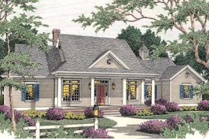 Traditional Exterior - Front Elevation Plan #406-269
