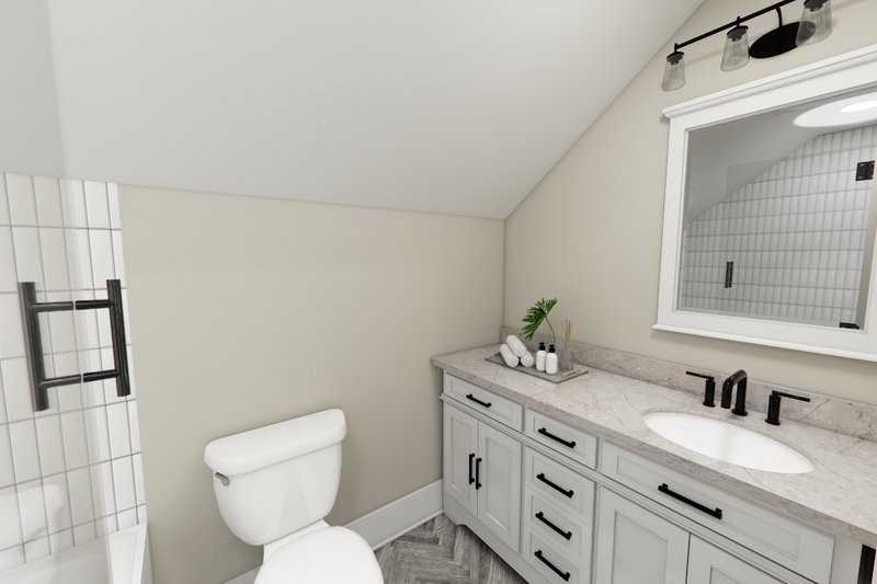 House Blueprint - Interior - Bathroom 1 for Farmhouse House Plan #51-1283 - 3 bed, 3.5 bath