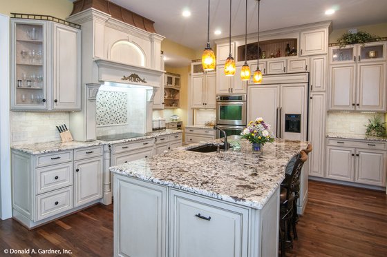 Interior - Kitchen for European House Plan #929-1 - 4 bed, 4 bath