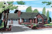 Traditional Style House Plan - 3 Beds 2 Baths 1330 Sq/Ft Plan #312-345 