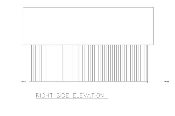 Exterior - Other Elevation 1 for Traditional House Plan #117-260, 0 bath