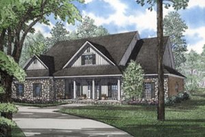 Traditional Exterior - Front Elevation Plan #17-244