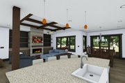 Craftsman Style House Plan - 4 Beds 3.5 Baths 3690 Sq/Ft Plan #1069-12 