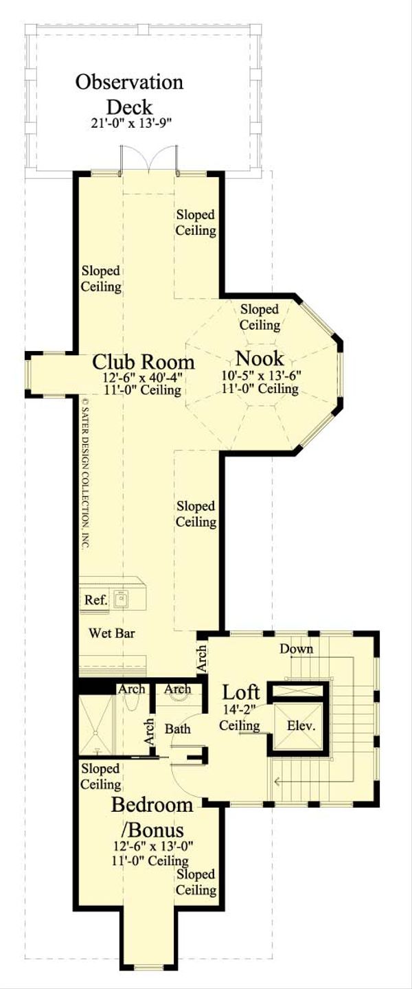 Architectural House Design - Southern Floor Plan - Other Floor Plan #930-407